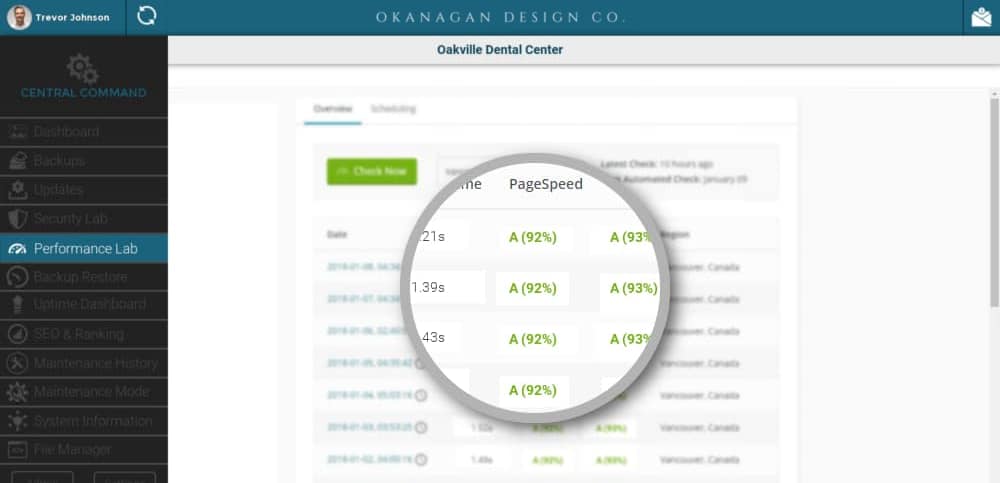 Okanagan Design Co -Website-Management-Performance-Monitoring